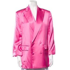 A.L.C. pink satin Blazer